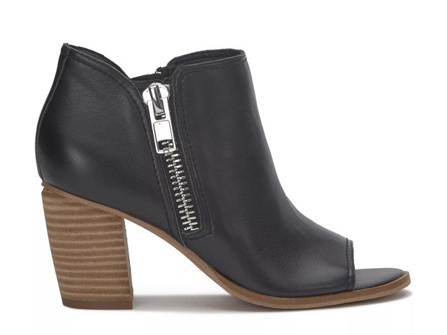 Dsw black peep toe booties sales