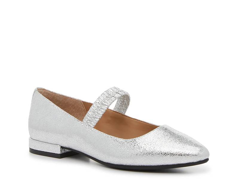 Shop Women s Silver Flats DSW