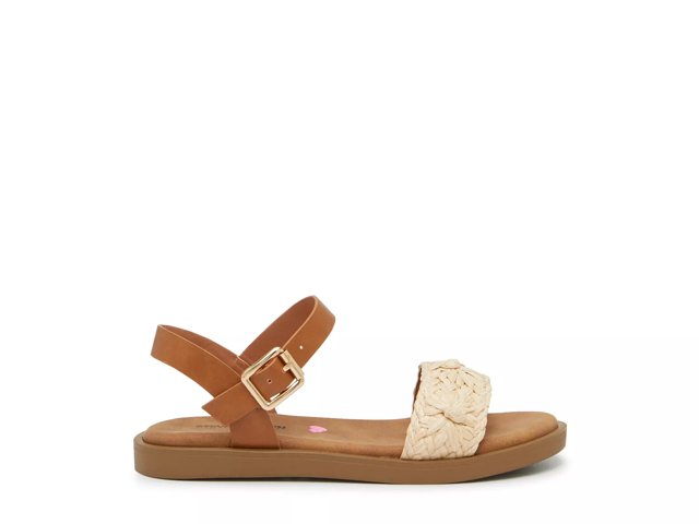 Steve Madden Girl s JThea Raffia 2 Nude