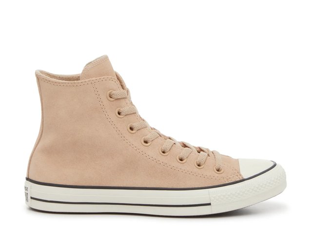 CONVERSE ALL STAR チャックテイラー　スウェード HI ベージュ Converse Chuck Taylor All Star High-Top Sneaker - Free