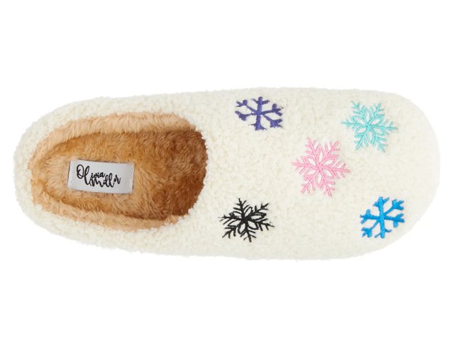 Olivia Miller Holiday Snowflake Slipper Women s