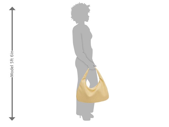 Crown Vintage Woven Hobo Bag