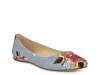 Speakup Ballet Flat Denim Blue/Multicolor Floral view