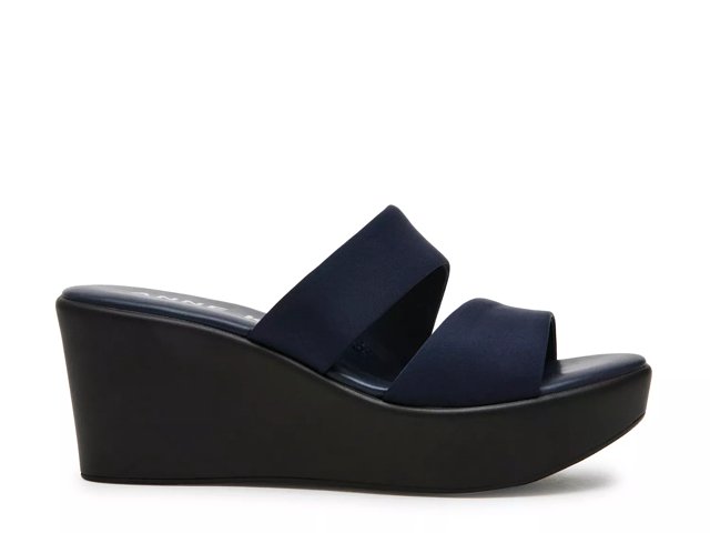 Anne Klein Pace Wedge Sandal Free Shipping DSW