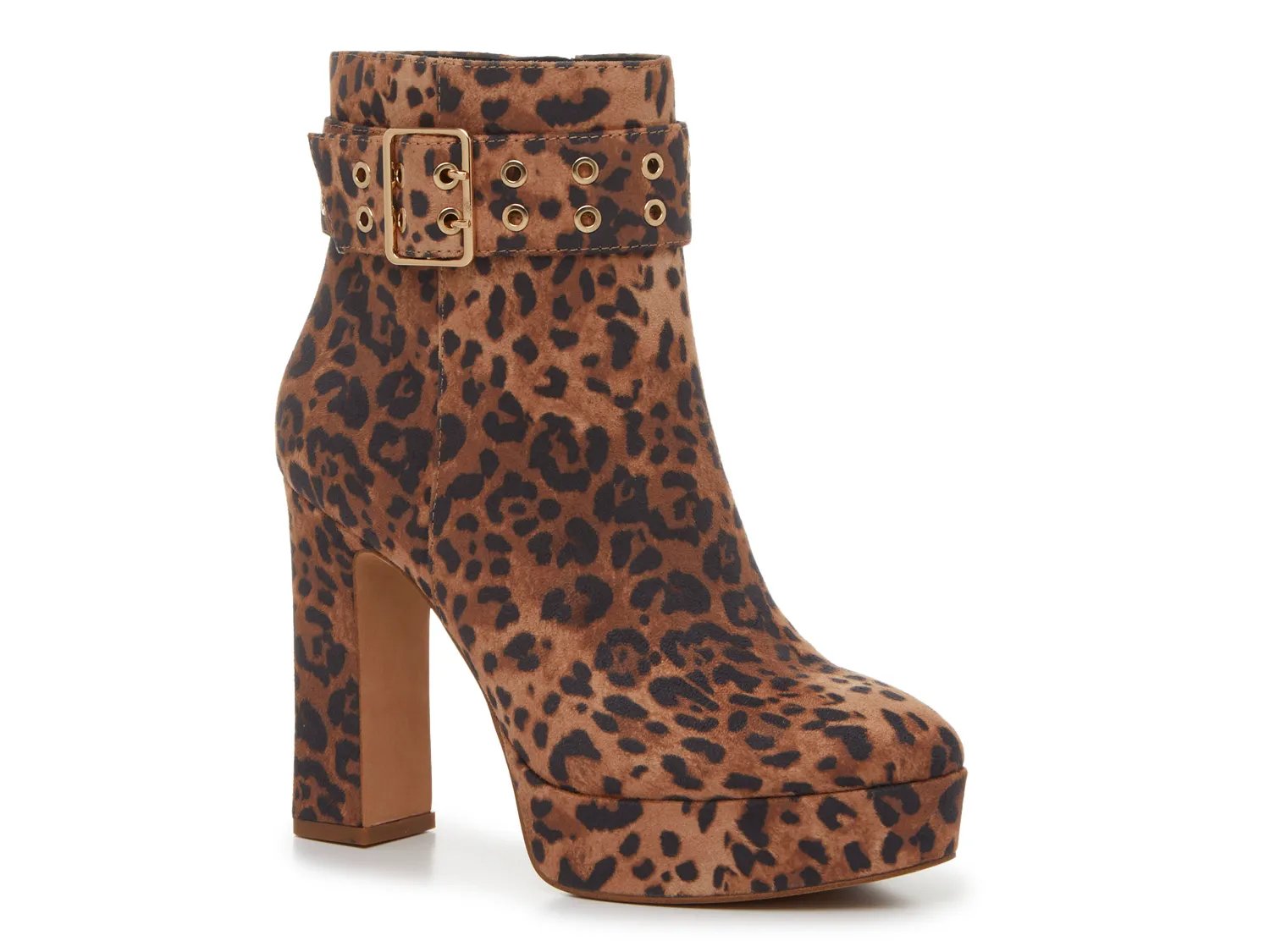Jessica Simpson Kobanie Bootie | Women's | Natural Tan/Black Leopard Print | Size 6 | Boots