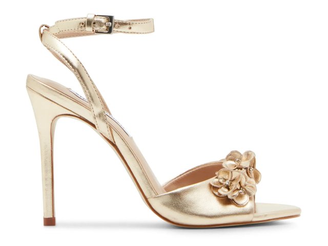 関税なし【Steve Madden】Floral 3D フローラル ヒール サンダル Steve Madden Floral 3D Sandal - Free Shipping | DSW