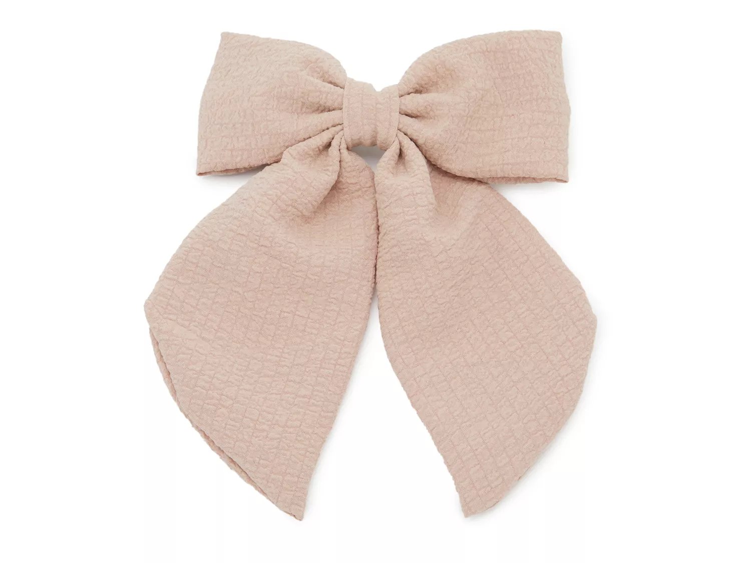 Textured Bow Hair Clip