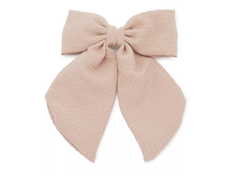 Textured Bow Hair Clip