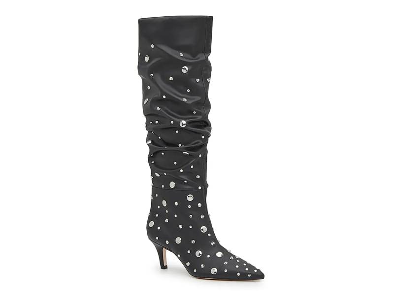 Dsw black suede knee high boots best sale