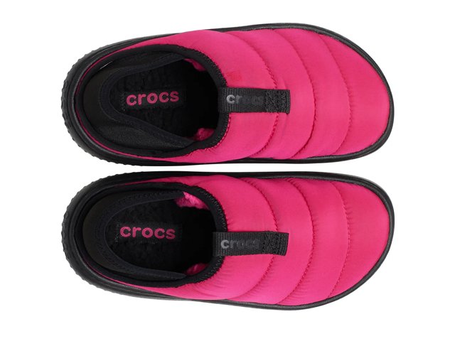 Crocs Kids Classic Puff Moc Pink J2