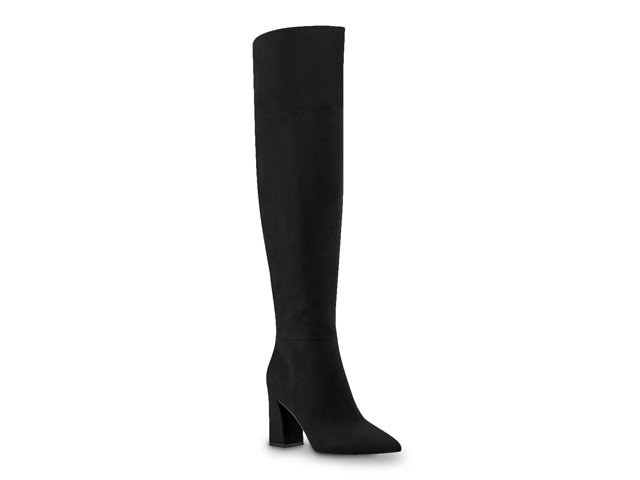 Marc Fisher Garwin Wide Calf Overtheknee Boot Women s Black Size 6 Boots