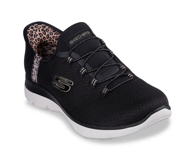 Skechers go walk leopard shoes hotsell