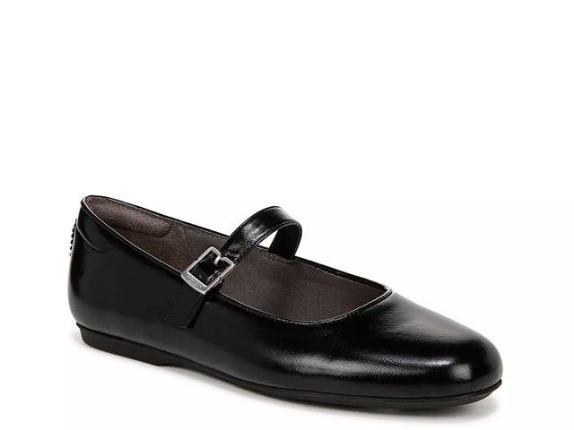 Dr. Scholl s Wexley Jane Women s Mary Jane Flats Size 6.5 Black Faux