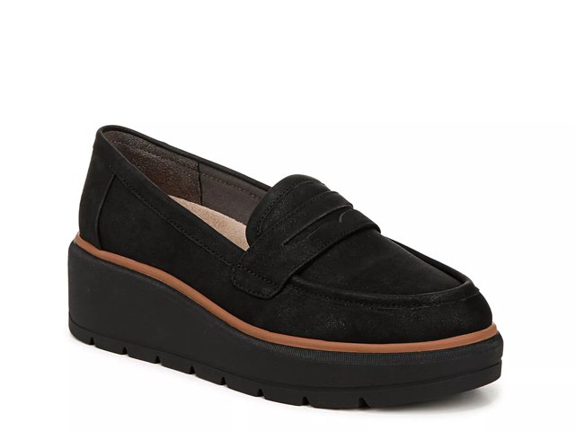 Wedge penny loafers sale