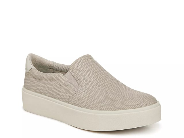 Dr. Scholl s Madison Up Slip On Women s Shoes Oyster Snake 10 M