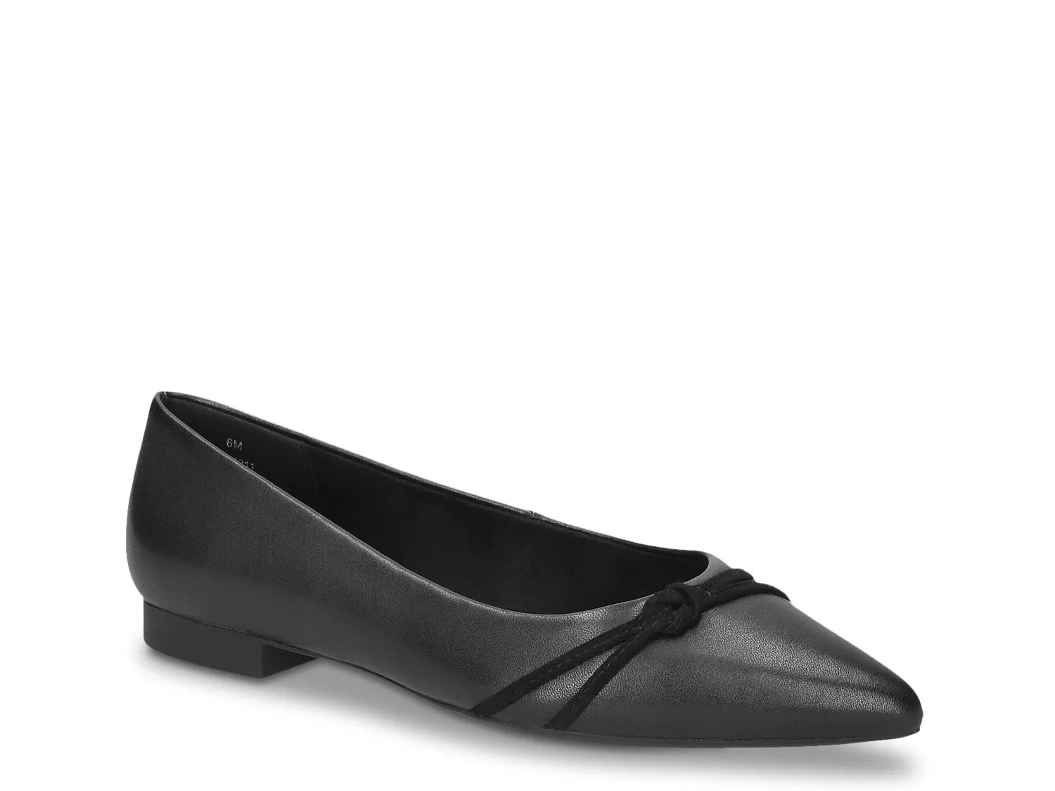 Bella Vita Rhea Flat | Women's | Black Leather | Size 6.5 | Flats