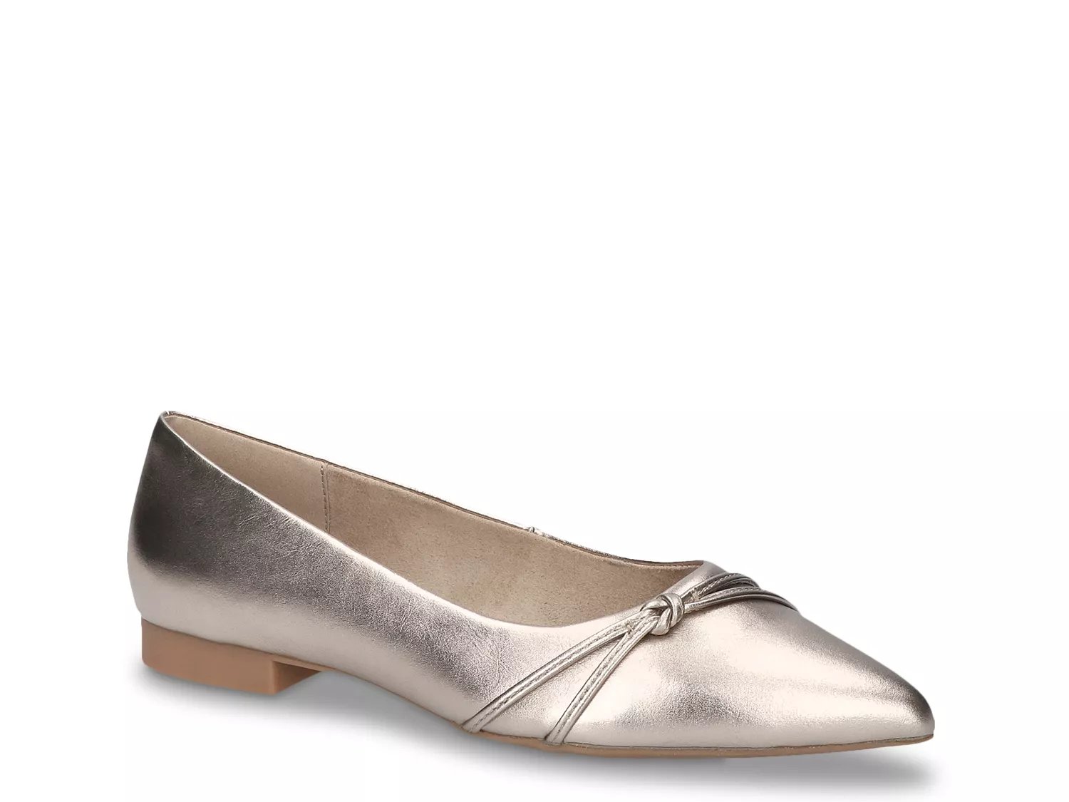 Bella Vita Rhea Flat | Women's | Champagne Leather | Size 9 | Flats