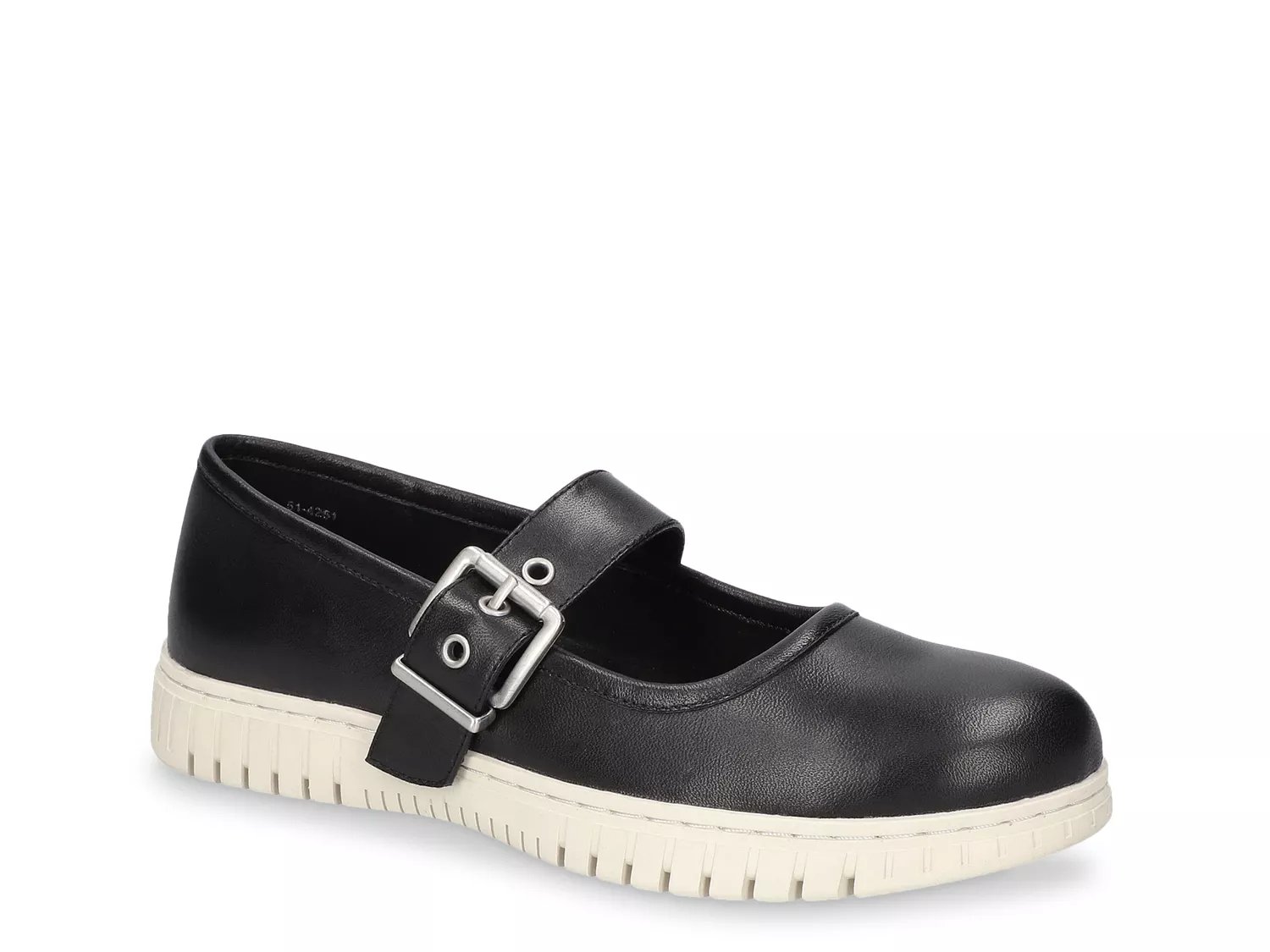 Bella Vita Extra Wide Width Astro Mary Jane SlipOn | Women's | Black Leather | Size 8.5 | Slip-Ons | Mary Jane