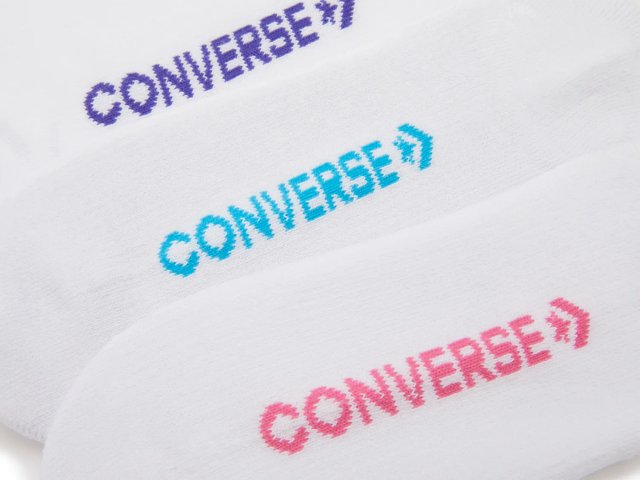 Converse Cushion Women s No Show Socks 3 Pack
