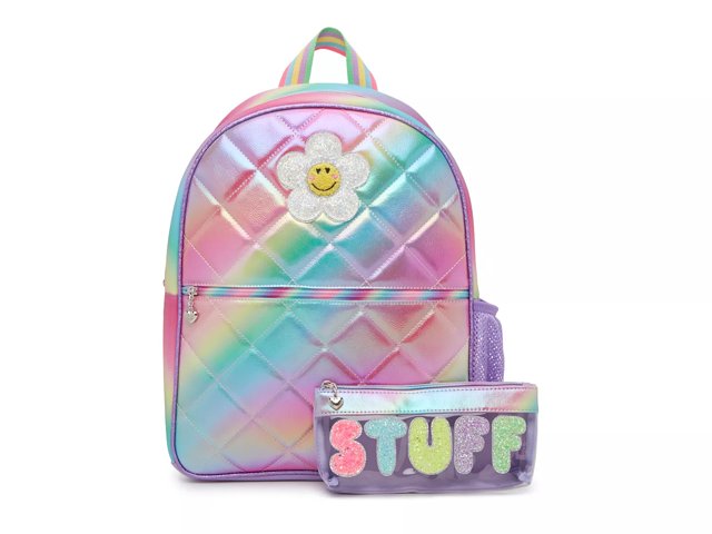 OMG Accessories Daisy Quilted Backpack Pouch Free Shipping DSW