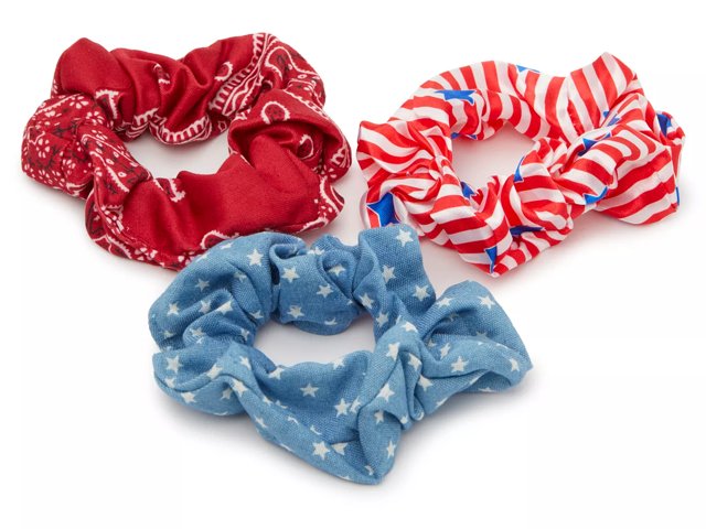 Kelly & Katie Americana Scrunchie Set - 3 Pack - Free Shipping | DSW