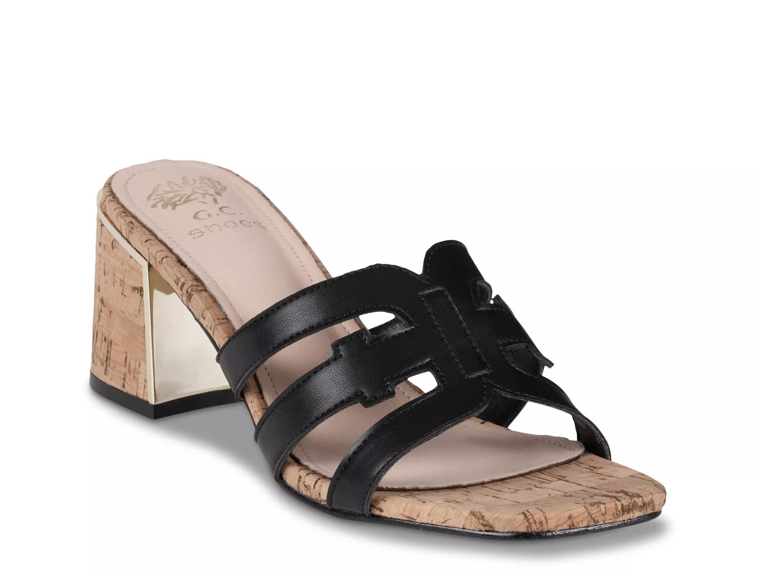 GC Shoes Gianna Sandal | Women's | Black | Size 6 | Sandals