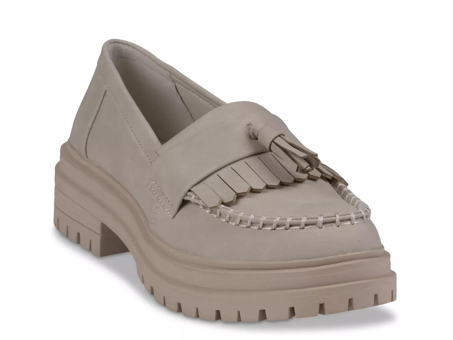 GC Shoes Tillie Platform Loafer | Women's | Taupe | Size 10 | Loafers | Block | Lug