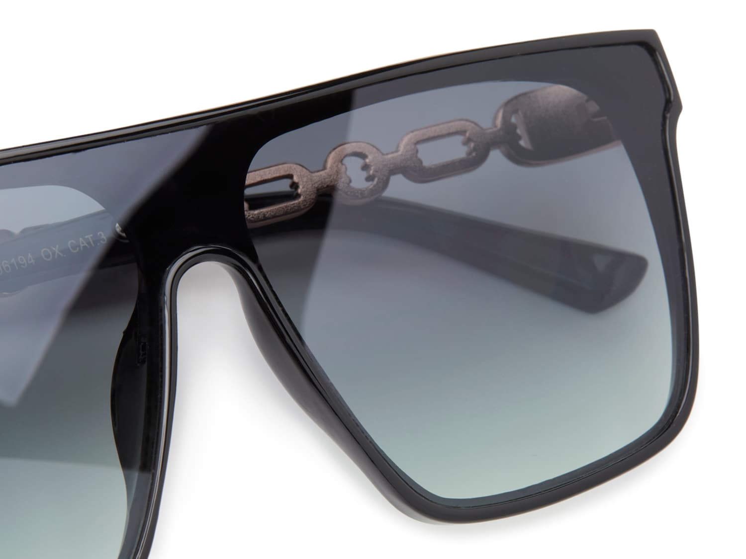 Square Chain-Link Sunglasses