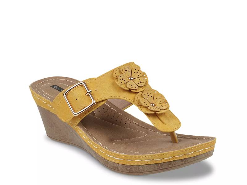 Shop Women s Yellow Wedges DSW