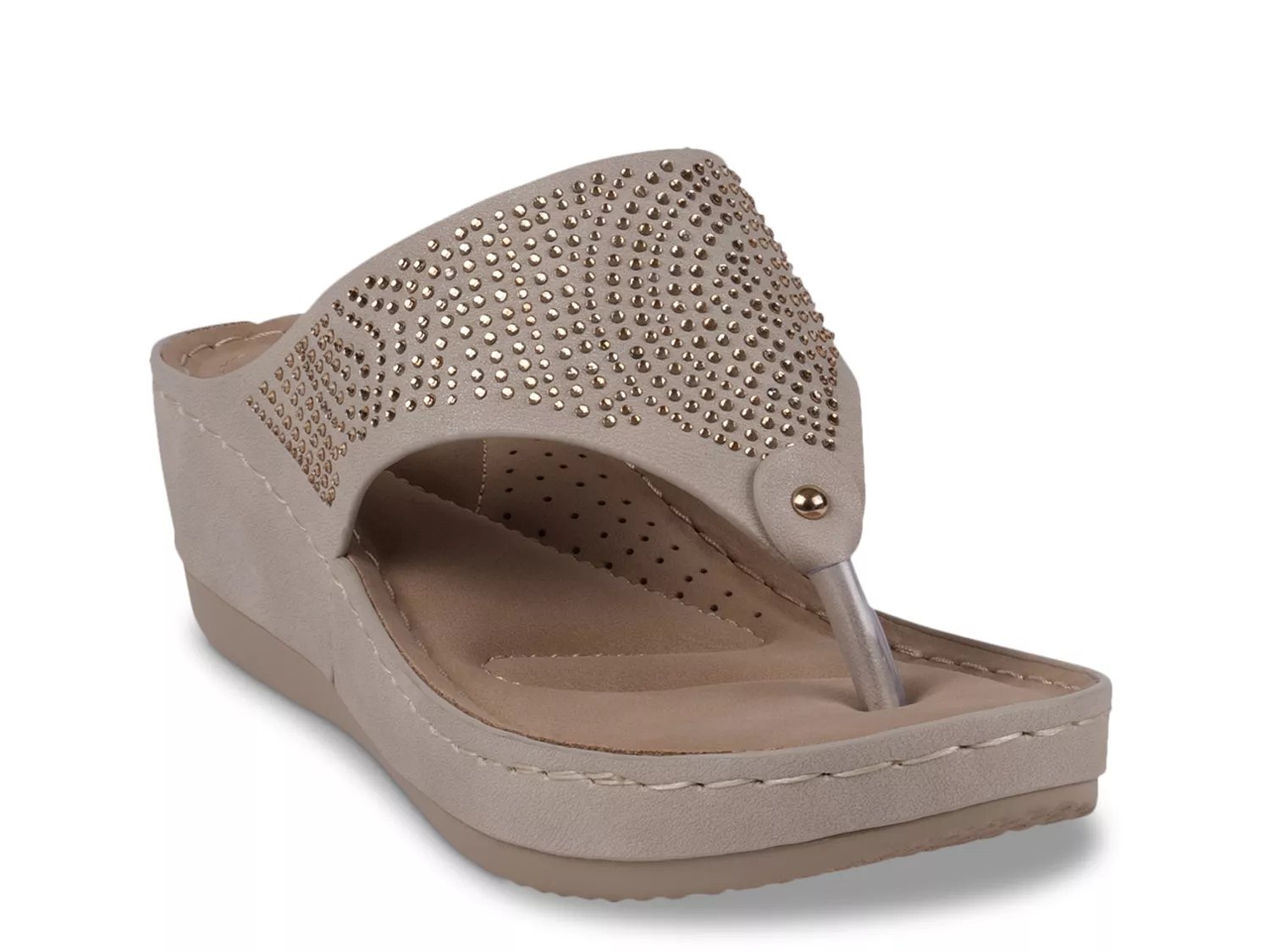 Good Choice Wagner Wedge Sandal | Women's | Beige | Size 8 | Sandals