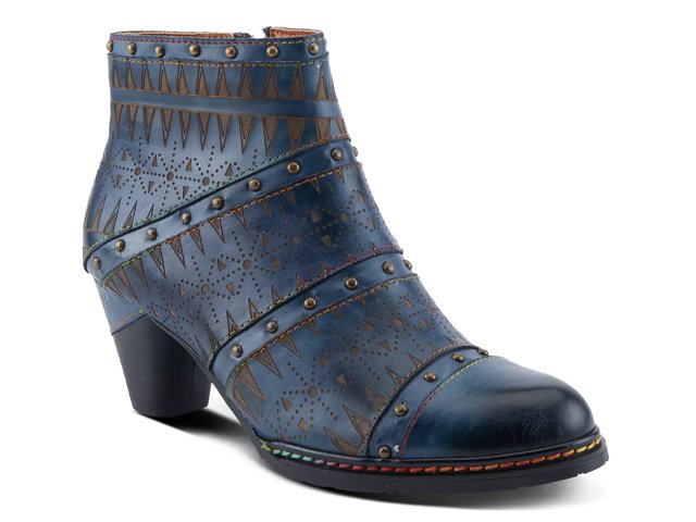 Blue booties dsw store