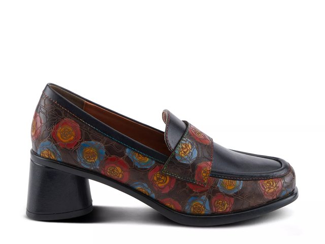 L Artiste by Spring Step Rivoire Loafer Pump Black Multi