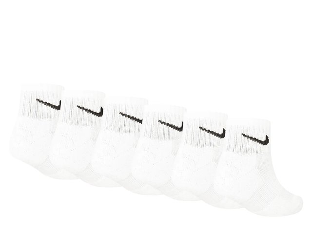 Nike Magic Kids' Quarter Ankle Socks - 6 Pack