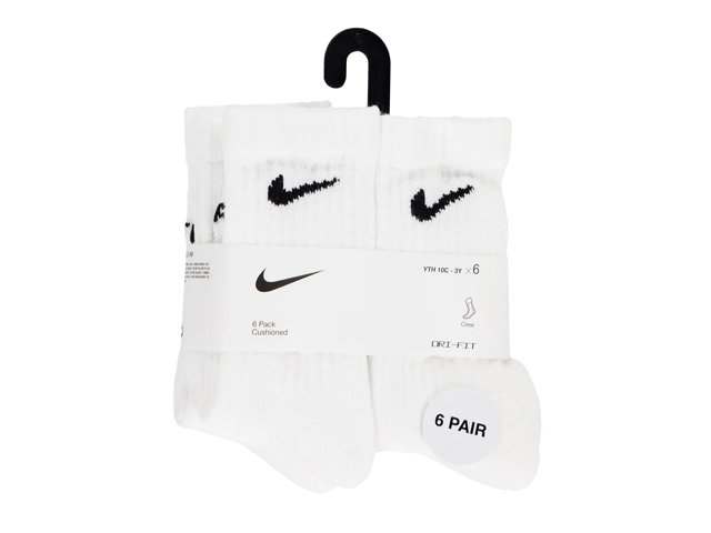 Nike Magic Kids' Quarter Ankle Socks - 6 Pack