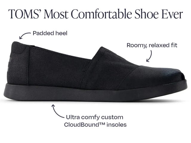 Most comfortable toms shoes shop