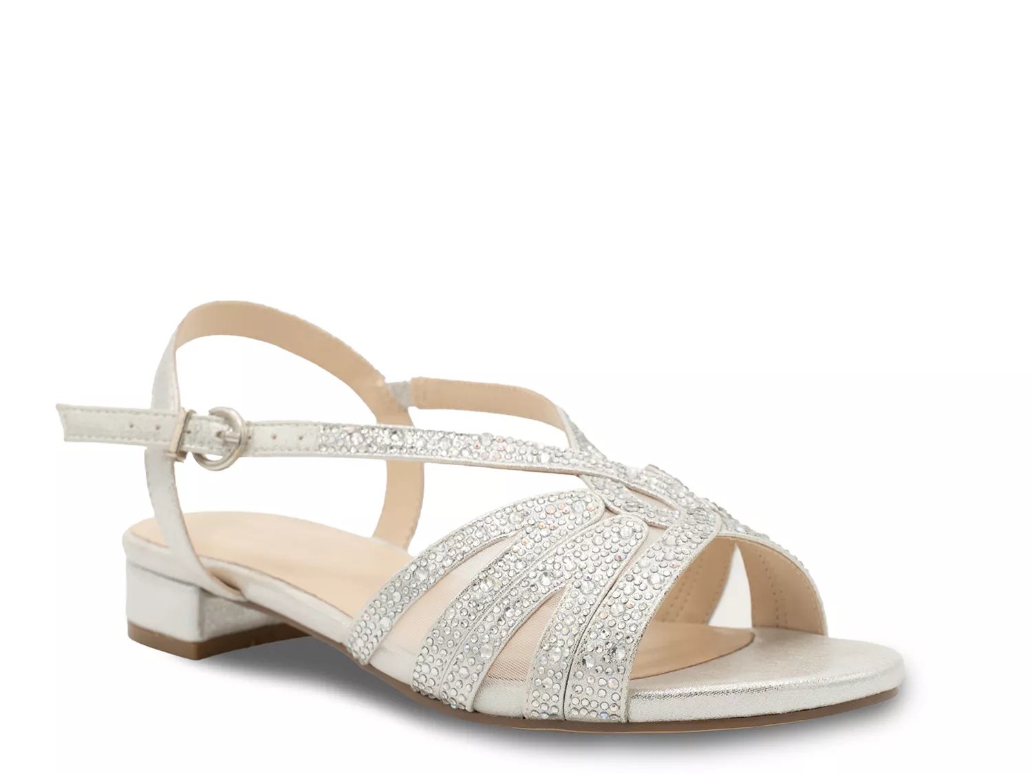 Paradox London Quest Sandal | Women's | Silver Metallic | Size 11 | Sandals