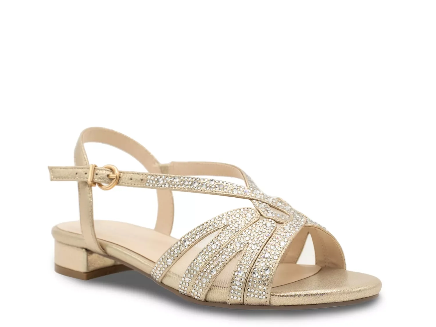 Paradox London Quest Sandal | Women's | Champagne | Size 5 | Sandals