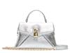 Poppy Mini Satchel Silver Metallic view