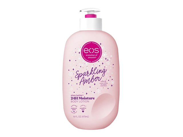 eos 24-Hour Moisture Sparkling Amber Body Lotion - Free Shipping | DSW