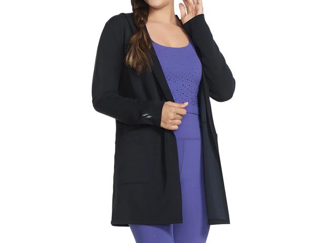 Skechers SKECHLUXE ELEVATE Restful Women's Hoodie Cardigan - Free Shipping | DSW