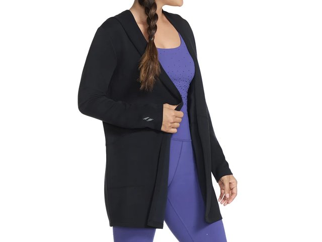 Skechers SKECHLUXE ELEVATE Restful Women's Hoodie Cardigan - Free Shipping | DSW