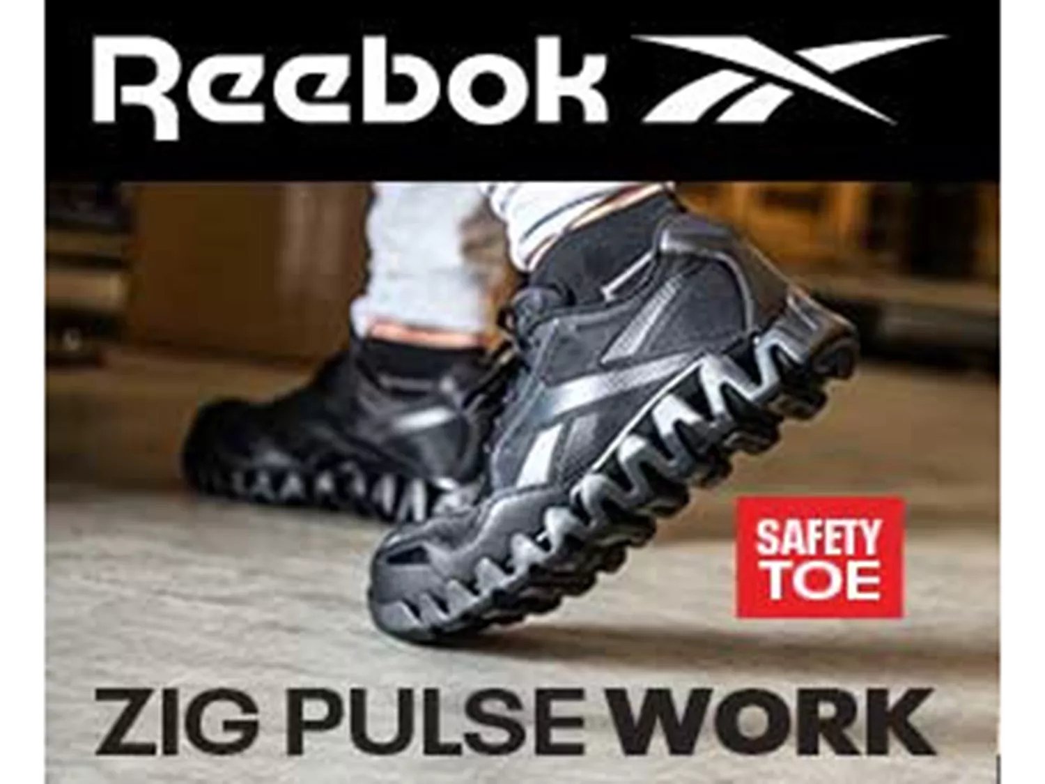 Man's Athletic & Sneakers Reebok Work Zig Pulse Composite Toe Work Shoe