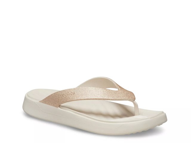Crocs Getaway Glitter Flip Flop - Women's - Free Shipping | DSW