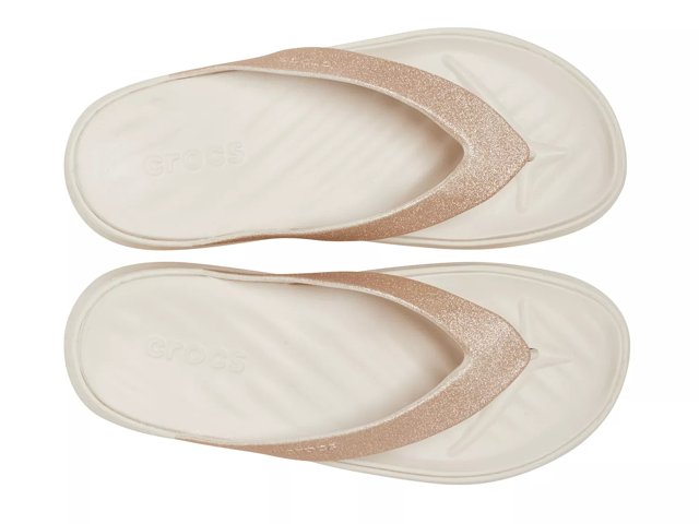 Crocs Getaway Glitter Flip Flop Women s Free Shipping DSW