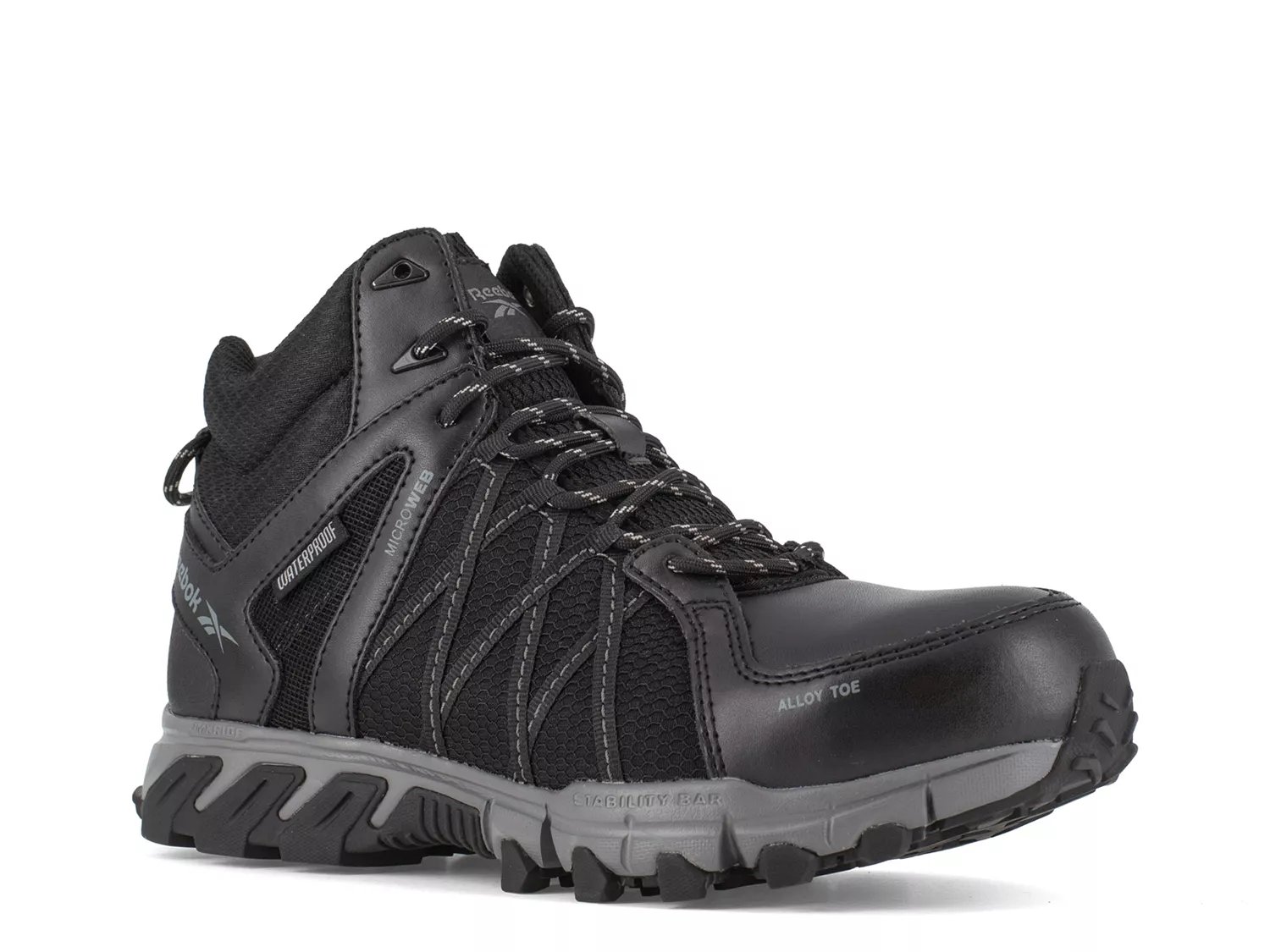 Reebok Work Trailgrip Alloy Toe Work Boot | Men's | Black | Size 9.5 | Boots
