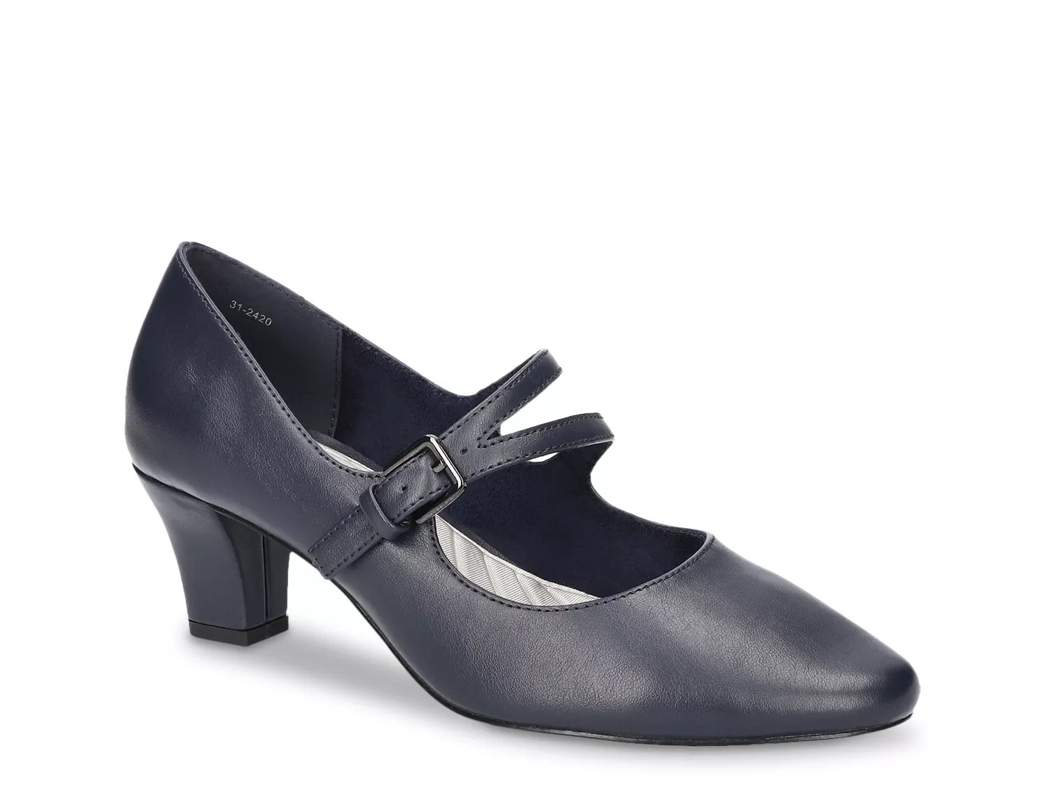 Easy Street Meryl Mary Jane Pump | Women's | Navy Synthetic | Size 12 | Pumps | Mary Jane