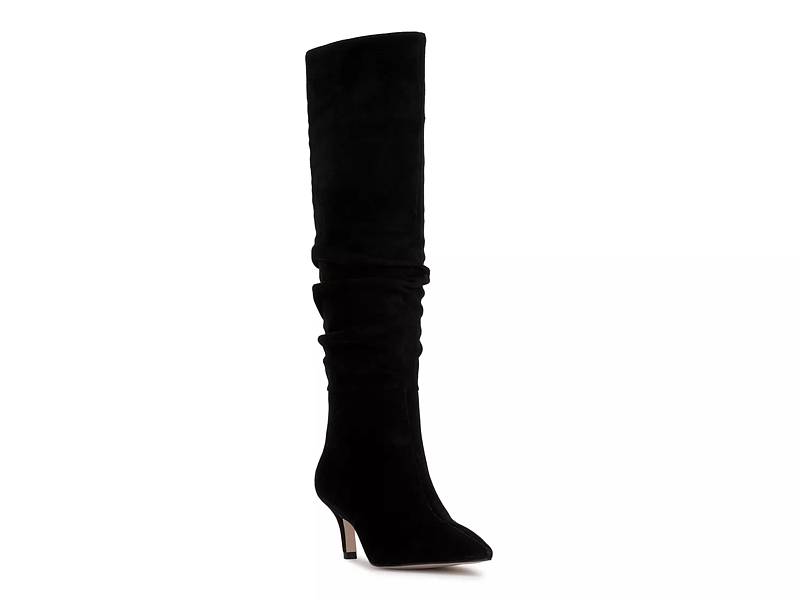 ダウンジャケット・コート Jimson Suede Wedge Boots Stuart Weitzman Womans Boots Suede Wedge Over The Knee Black