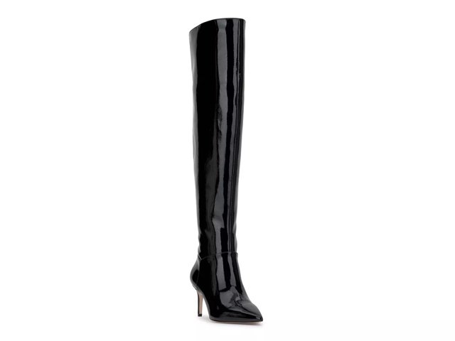 Black thigh high boots dsw top