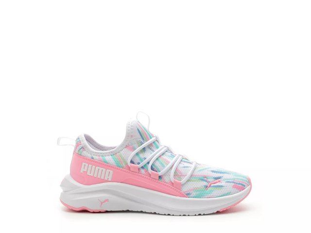 Puma SoftRide One4All Rainbow Brush Slip On Sneaker Kids Free Shipping DSW