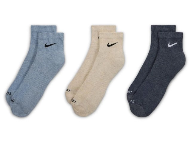Nike Everday Plus Cushion Women's Ankle Socks - 3 Pack - Free Shipping | DSW